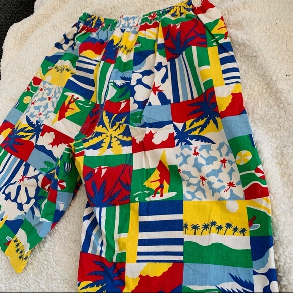 VTG Single-Stitch Beach Surf Drawstrng Board Short - Picture 3 of 10